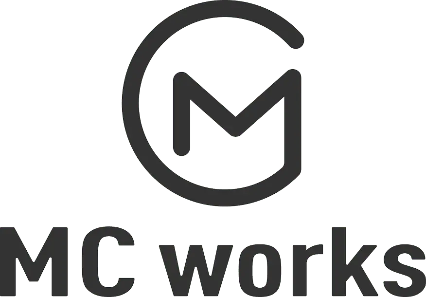 mc-worksのロゴを表した画像
